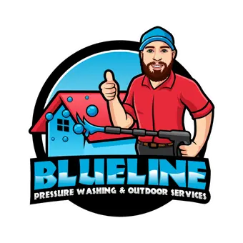 Blueline Pressure Washing Logo